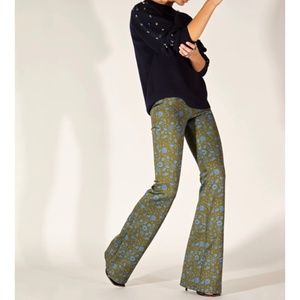 NEW Cynthia Rowley BONDED FIT AND FLARE PANT NEW
